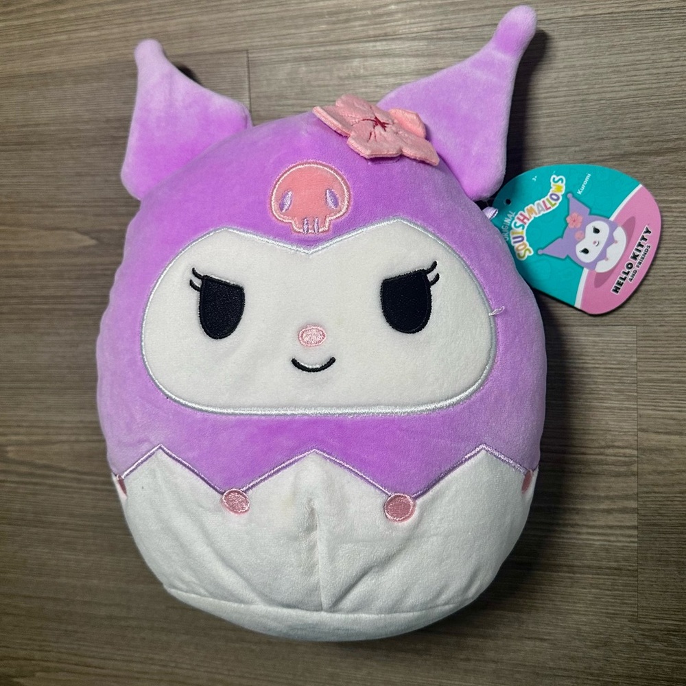 Cherry Blossom Kuromi Squishmallow 8in